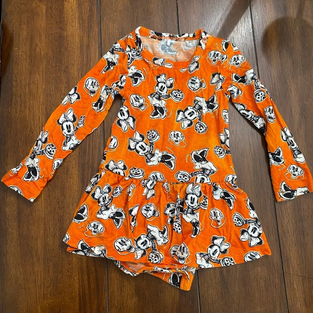 Disney Posh Peanut Halloween Minnie skirted bodysuit 6-9 Months - Picture 2 of 4